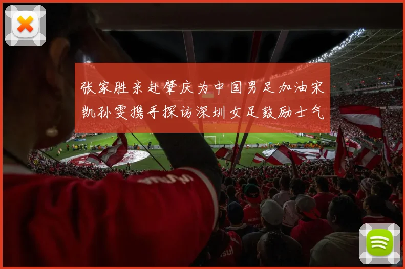 张家胜亲赴肇庆为中国男足加油宋凯孙雯携手探访深圳女足鼓励士气